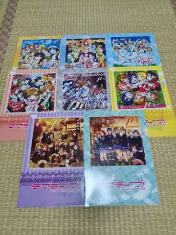 러브 라이브! 클리어 파일 CD 자켓 묶음 판매
