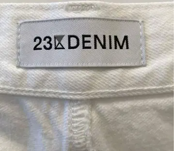 23구 DENIM 롱 데님 스커트 화이트 36