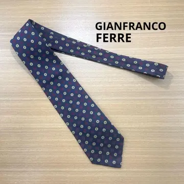 GIANFRANCO FERRE 넥타이 실크 자수 이탈리아제
