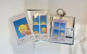 mikko 트레이딩 증명 사진 스티커, 아크릴 키링 퍼프 세트