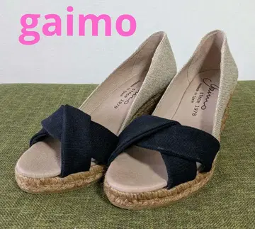 컨디션 최상] gaimo 가이모 에스파드리유 웨지솔 펌프스