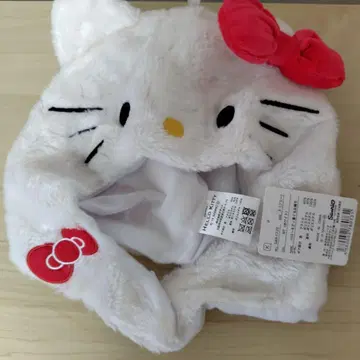 헬로키티 팬 캡 인형옷 모자
