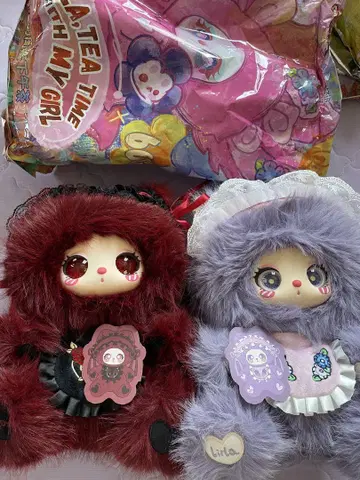 LIILA TEATIME 600% 릴라 봉제 인형 2개 세트