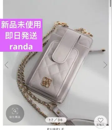 미사용 새상품 randa FB33234 U 퀼팅 스마트폰 숄더백