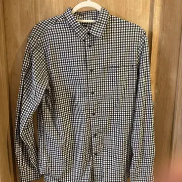THE NORTH FACE 체크 무늬 긴팔 셔츠 L