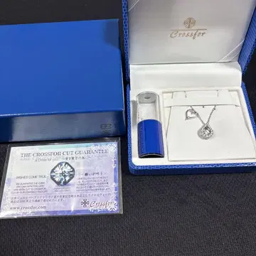 Crossfor 하트 tear 주얼리 목걸이 소원이 이루어집니다