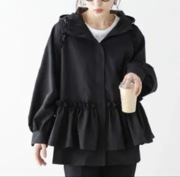 AMELY 페플럼 마운틴 후드티