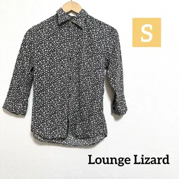 Lounge Lizard 남성용 미니 꽃무늬 7부 소매 셔츠 블라우스