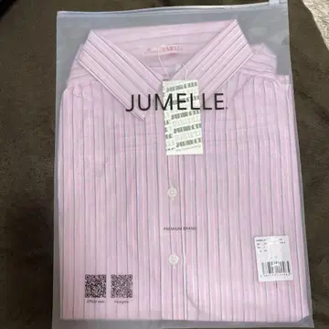주멜 jumelle 스트라이프 퍼프 블라우스 셔츠 핑크 프리 사이즈