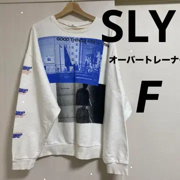 SLY 프린트 트레이닝복 오버 사이즈