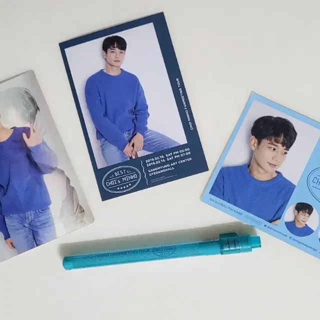 샤이니 민호 팬미팅 응원봉