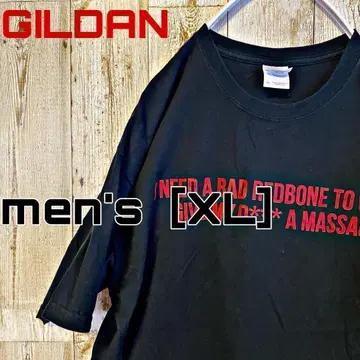 BT-8 [GILDAN] 핸즈 업 프린트 티셔츠 men's [XL]