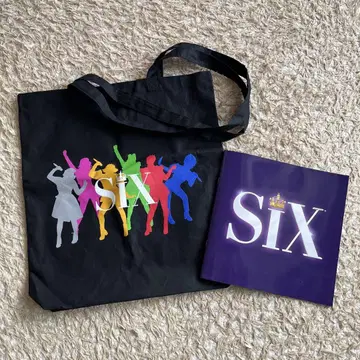 뮤지컬 SIX 일본 공연 팜플렛 및 토트백