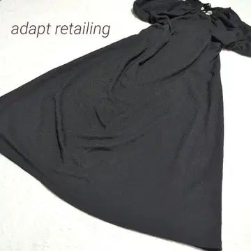8929 adapt retailing 백 리본 벌룬 롱 원피스