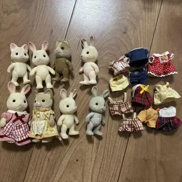 실바니안 패밀리 토끼 인형 8종 세트