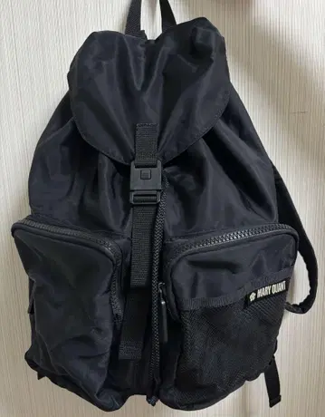 MARY QUANT 블랙 백팩