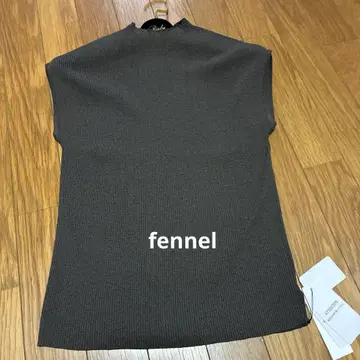 fennel 썸머 니트 민소매 9호 다크 브라운 새상품 라메 야마다야