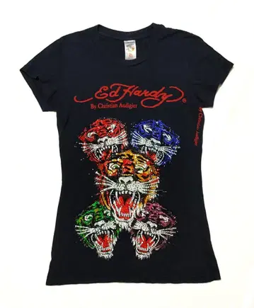 ED HARDY 에드 하디 큐빅 티셔츠