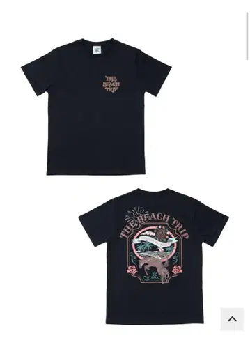 "THE BEACH TRIP" 2025 TEE [BLACK] 사이즈 XL
