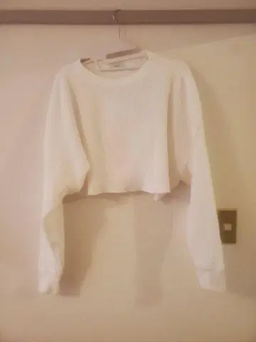 THERMAL CROPPED TOPS (WHITE) 클라네