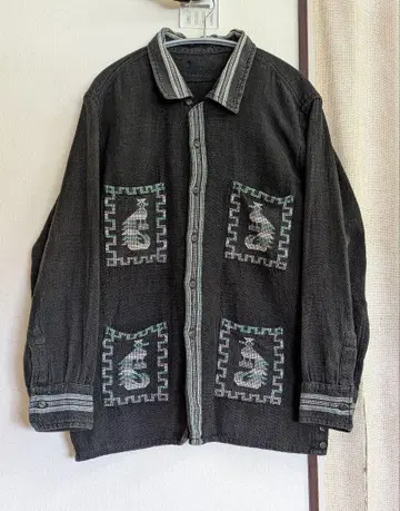 1970~1980년대 과테말라 셔츠 블랙