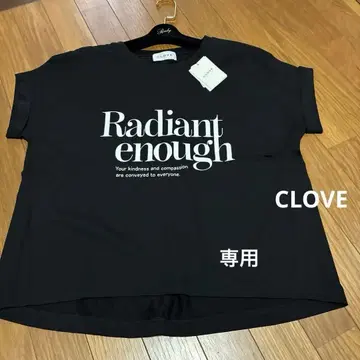 CLOVE 티셔츠 블랙 9호 새상품 코튼 일본제 야마다야