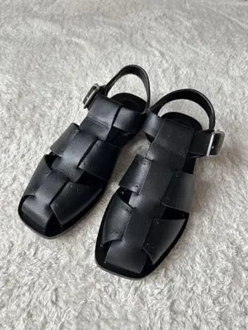 todayful Leather Gurkha Sandals 샌들 36