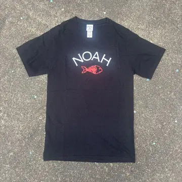 noah nyc 블랙 티셔츠 Fishbone s 메시지 t