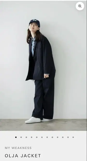 완판템 마이 위크니스 자켓 네이비