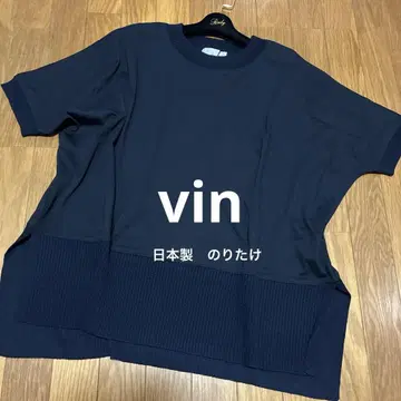 vin 상의 다크 네이비 9호 반팔 일본제 새상품 노리타케 야마다야