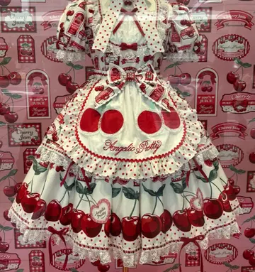 세 점 Cherry Jam Label 원피스 ANGELIC PRETTY