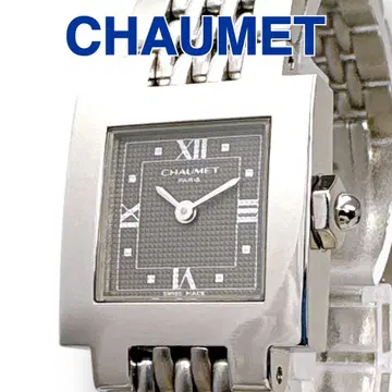 쇼메 CHAUMET 스타일 카레 쿼츠 그레이 여성용 시계 새상품급