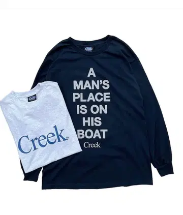 Creek angler's device 롱 티셔츠 네이비