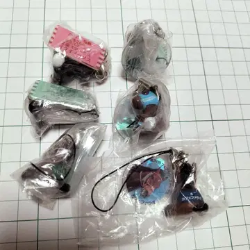 6개 아이돌 호스 미니 컬렉션 스트랩 피규어 경마