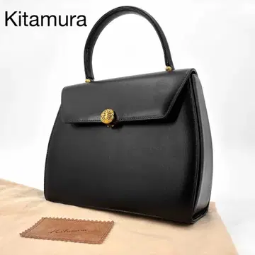 새상품급 Kitamura 키타무라 핸드백 포멀 가죽