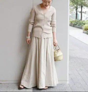 Plage Linen 플레어 스커트 38
