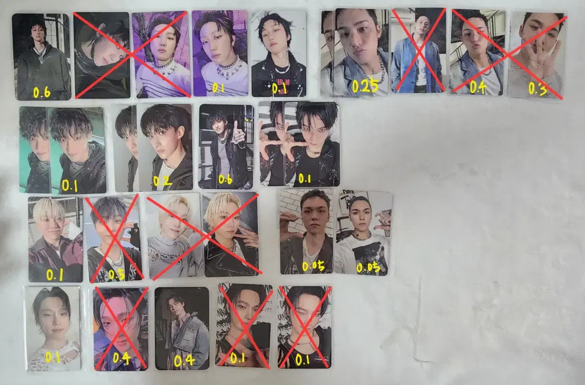 세븐틴정규5집 해피버스트데이 포카양도 (디에잇,민규,도겸,승관,버논,디노