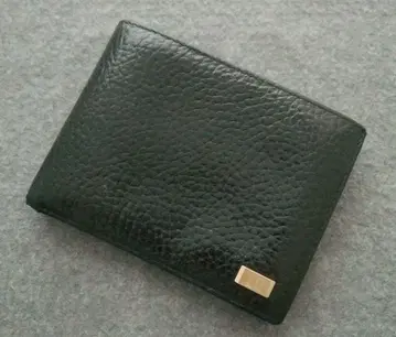 던힐 두겹 지갑 dunhill 블랙 천연 가죽