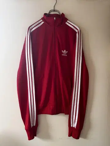No.4034 US 구제 의류 아디다스 3라인 레드 저리 XL
