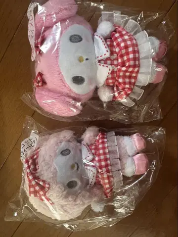 마이멜로디 피아노짱 봉제 인형 2종 세트