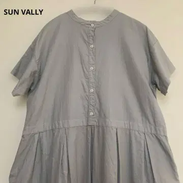 SUN VALLY 제품 염색 옥스 절개 2way 원피스