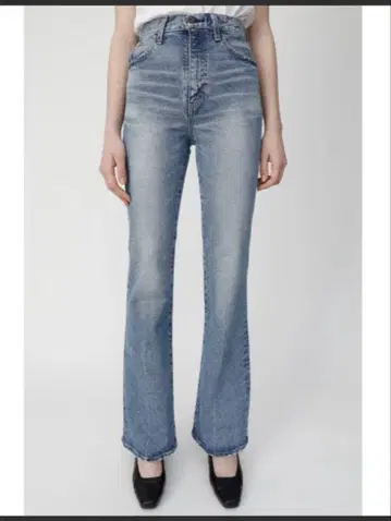 MOUSSY MVS FLARE BLU 25인치 롱 기장