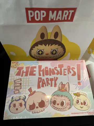 THE MONSTERS Party 시리즈 리버서블 봉제 인형 박스