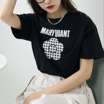 MARY QUANT PUBLUX 마리콴트 반팔 티셔츠