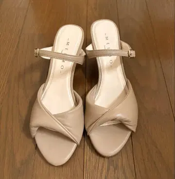MELMO 베이지 뮬 23.5cm