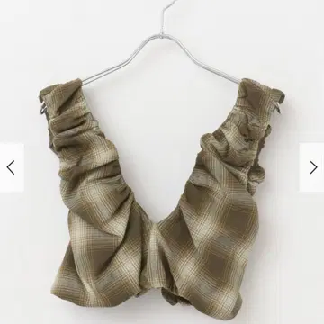 leinwande Cross Bra Top 뷔스티에
