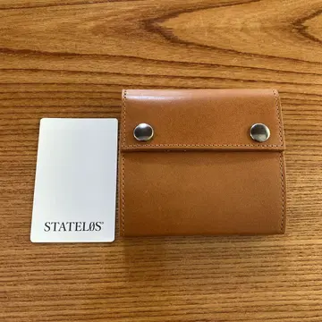 STATELOS 스타테로스 지갑 남성용 가죽 지갑 카드 일본제