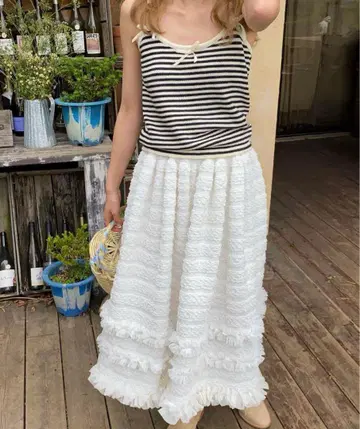 사모예드 소프트 아이스크림 스커트