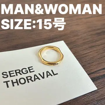SERGE THORAVAL 세르주 토라발 남자 여자 골드 링