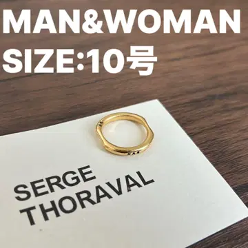 SERGE THORAVAL 세르주 토라발 남자 여자 골드 링